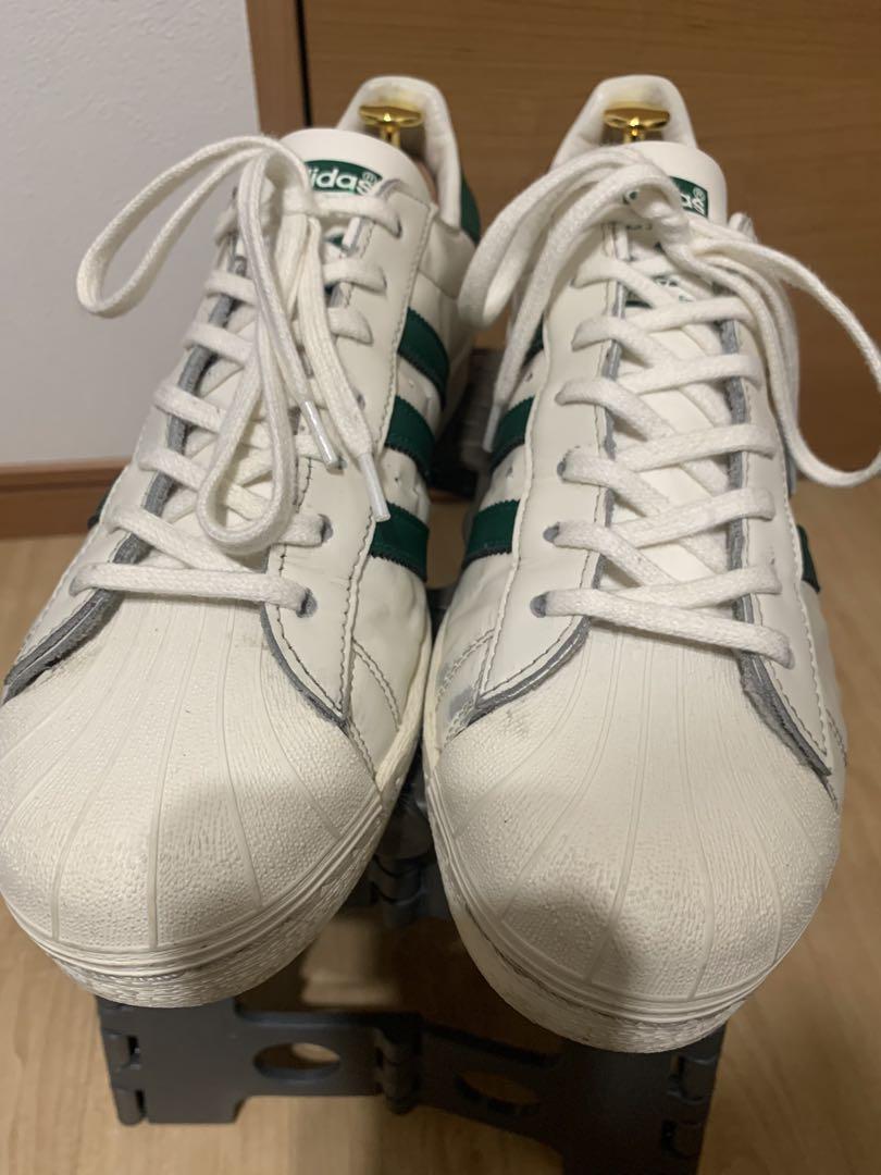 adidas super star 82 ホワイト✖️グリーン　28.5cm