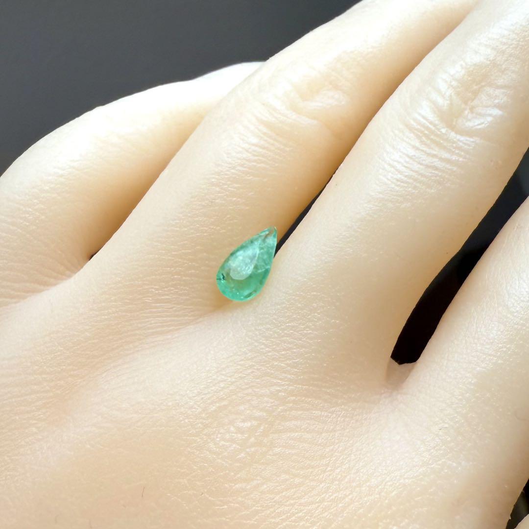 0.97ct パライバトルマリン ルース 1428 天然 非加熱 宝石鑑別書付