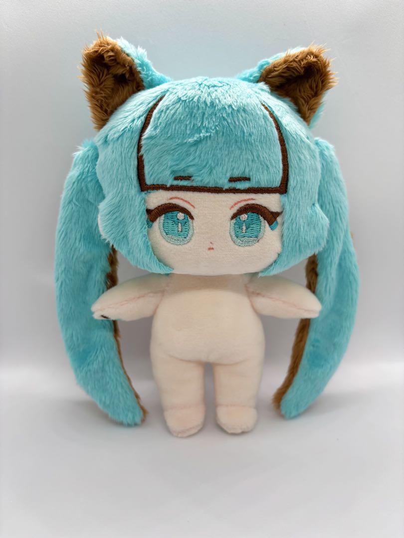 無属性　ぬいぐるみ　10㎝　ねこモチーフ　自作　ハンドメイド　チョコミント