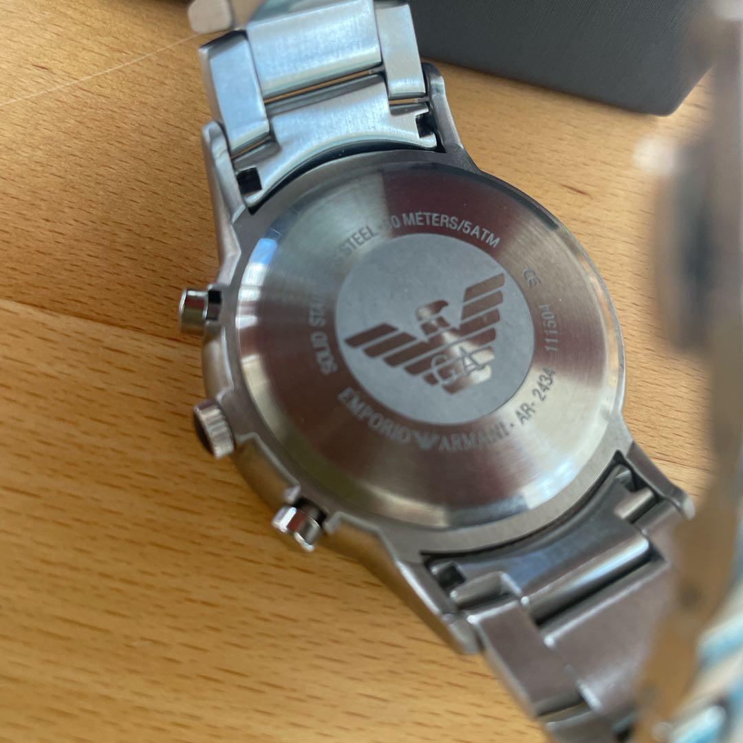 アルマーニ メンズ腕時計 AR2434 クロノグラフ 人気モデル