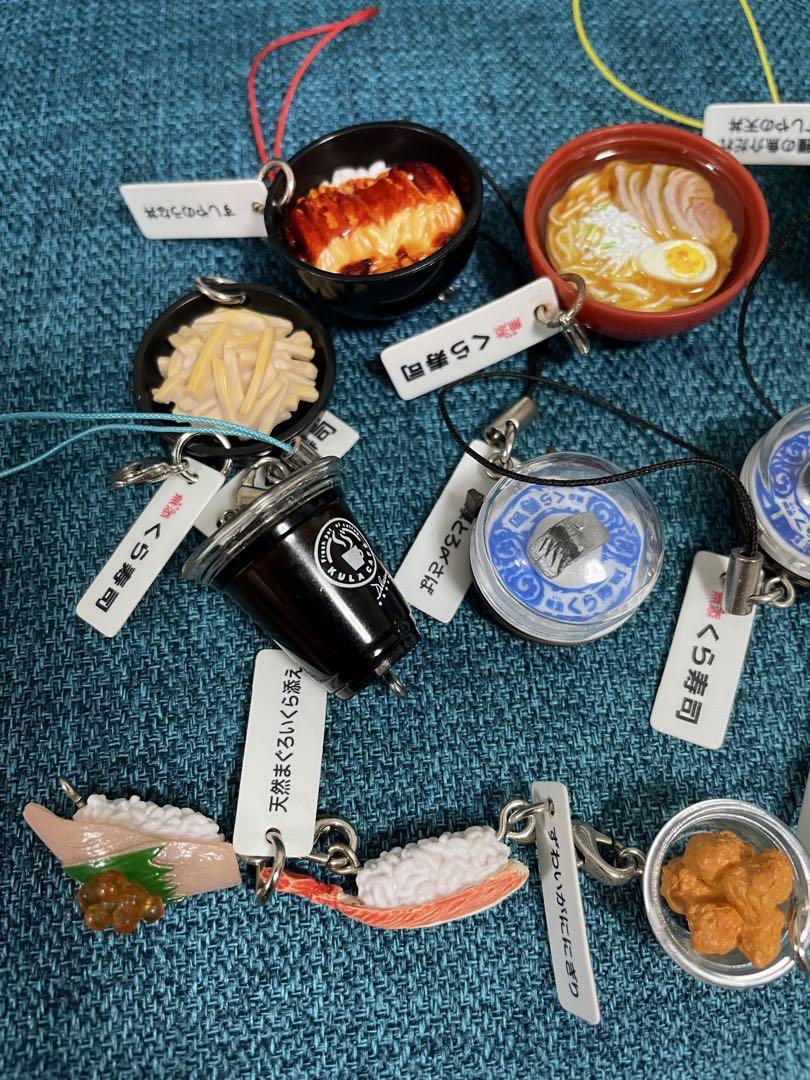 ミニチュア　ストラップ　まとめ売り　くら寿司　きつねうどん　キッコーマン　十勝 ミニチュア ストラップ まとめ売り くら寿司 きつねうどん