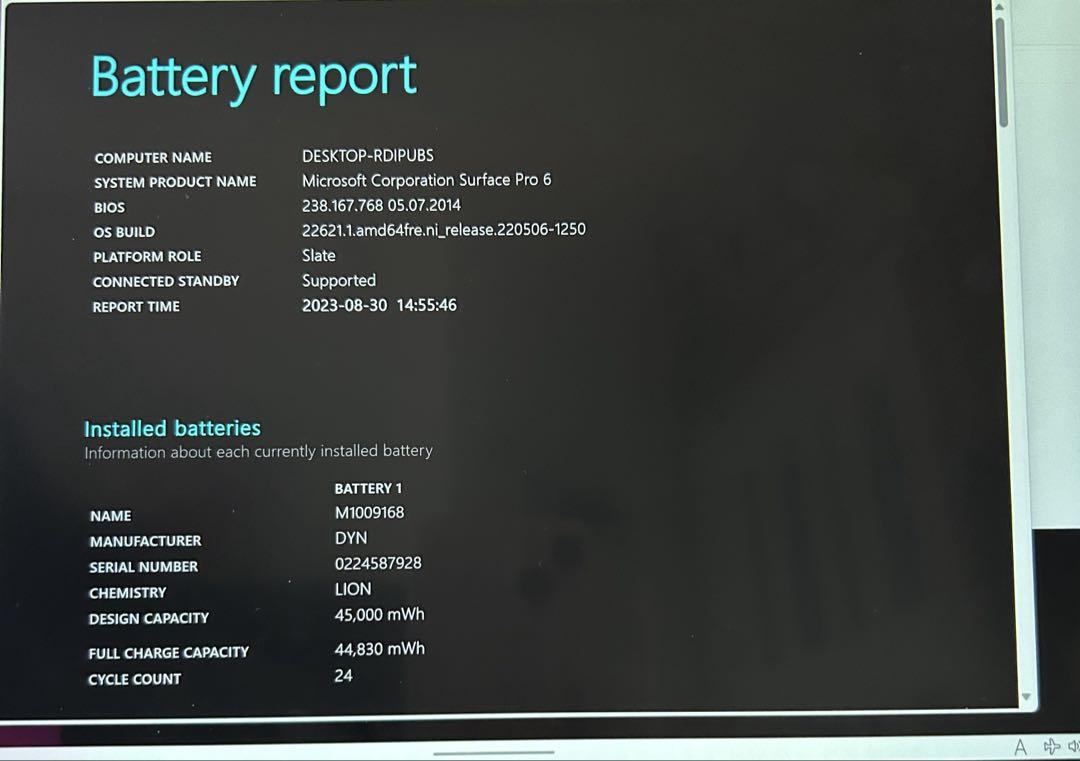 surface pro6 256GB 本体 ケース付き