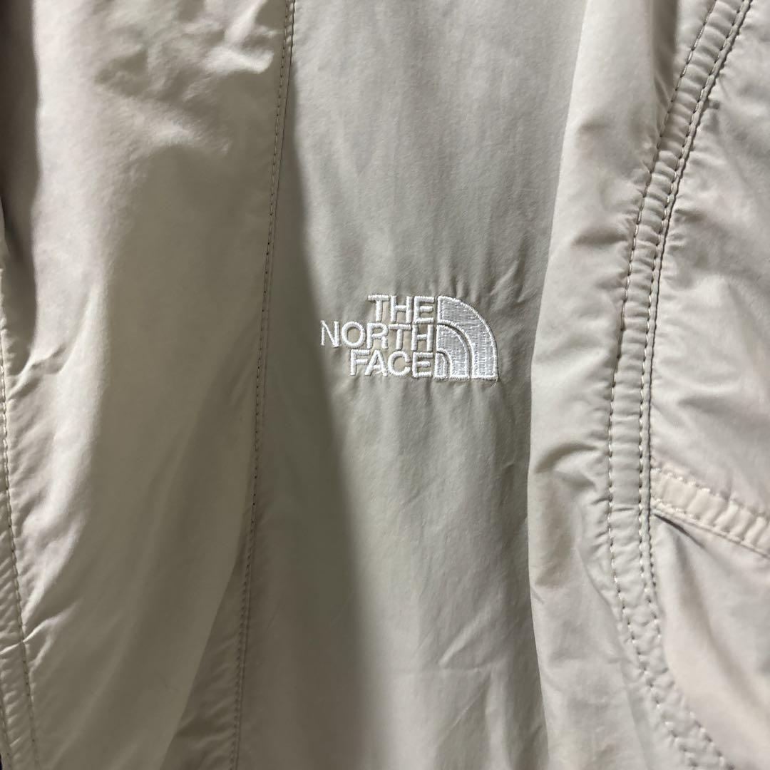 THE NORTH FACEベージュ プルオーバー ナイロンアノラックジャケット