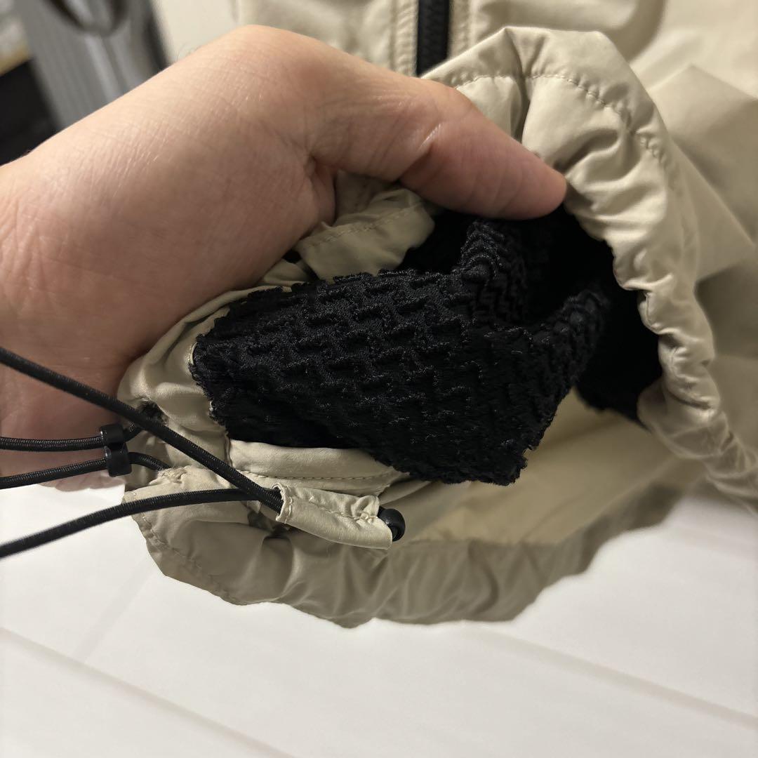 THE NORTH FACEベージュ プルオーバー ナイロンアノラックジャケット