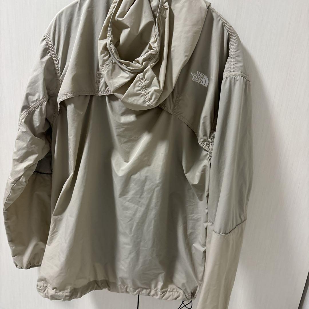 THE NORTH FACEベージュ プルオーバー ナイロンアノラックジャケット