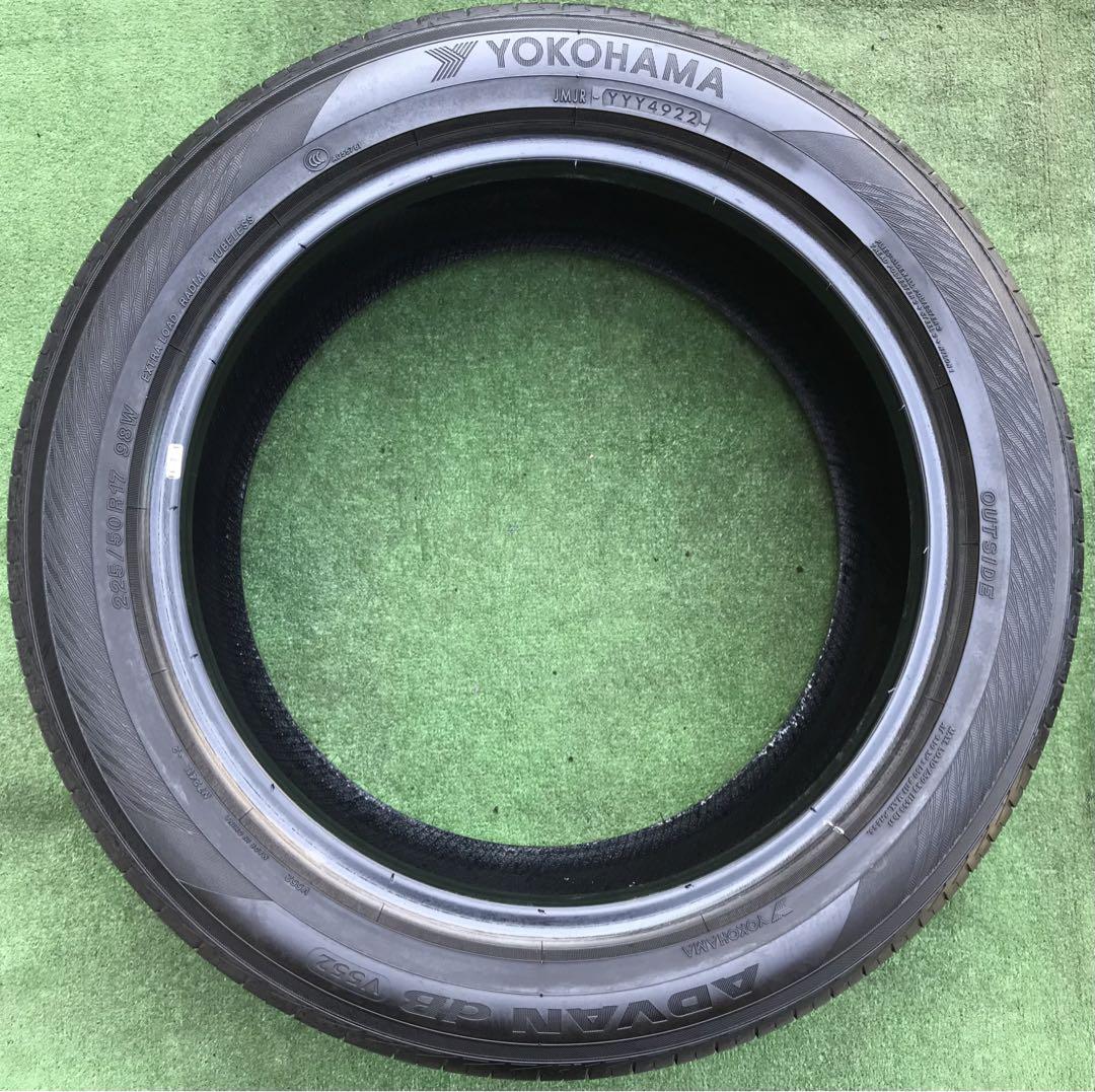 225/50 R17、YOKOHAMA ADVAN dB552、2022年