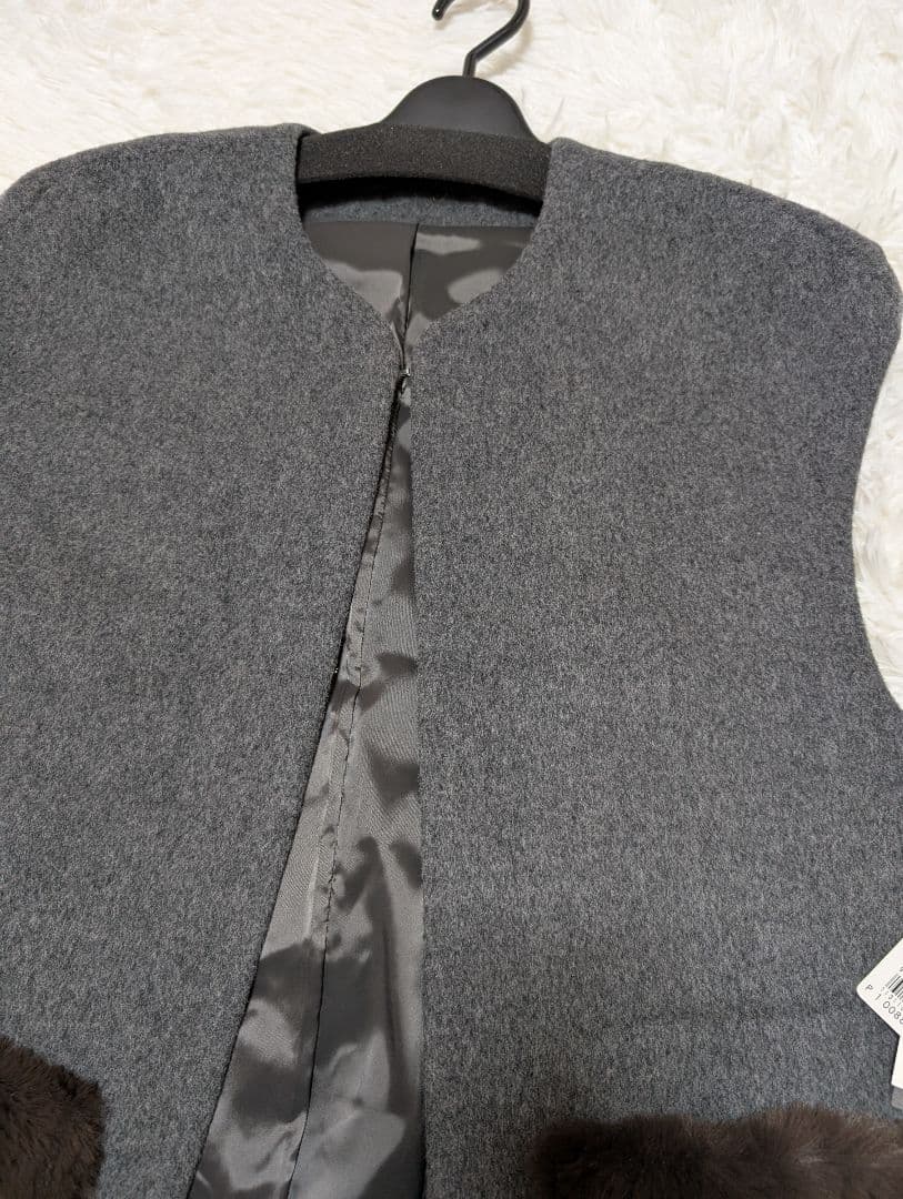 【新品】スコットクラブ系列 ヤマダヤ Aga 毛100% ジレ