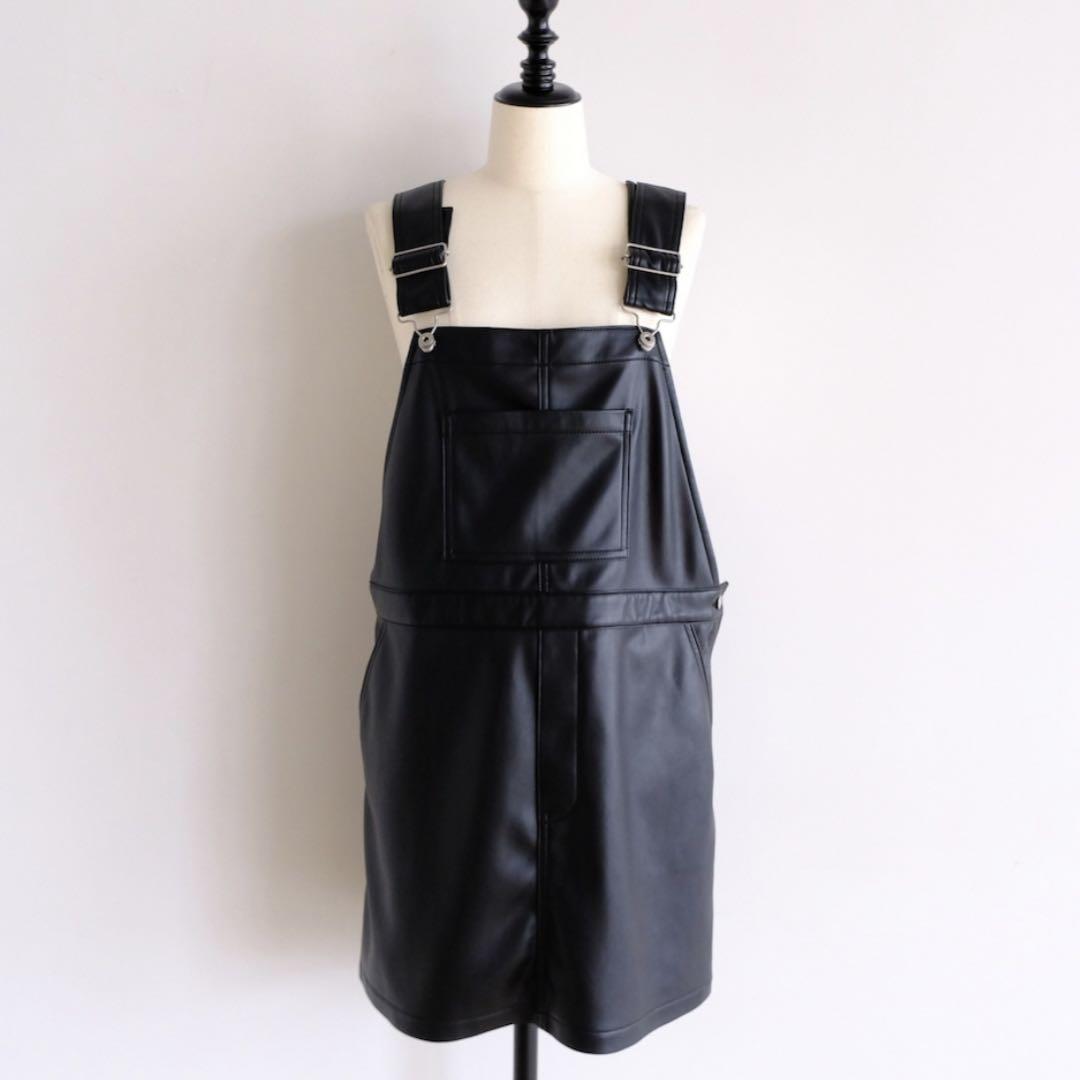 ハイウエストサロペットminiスカート