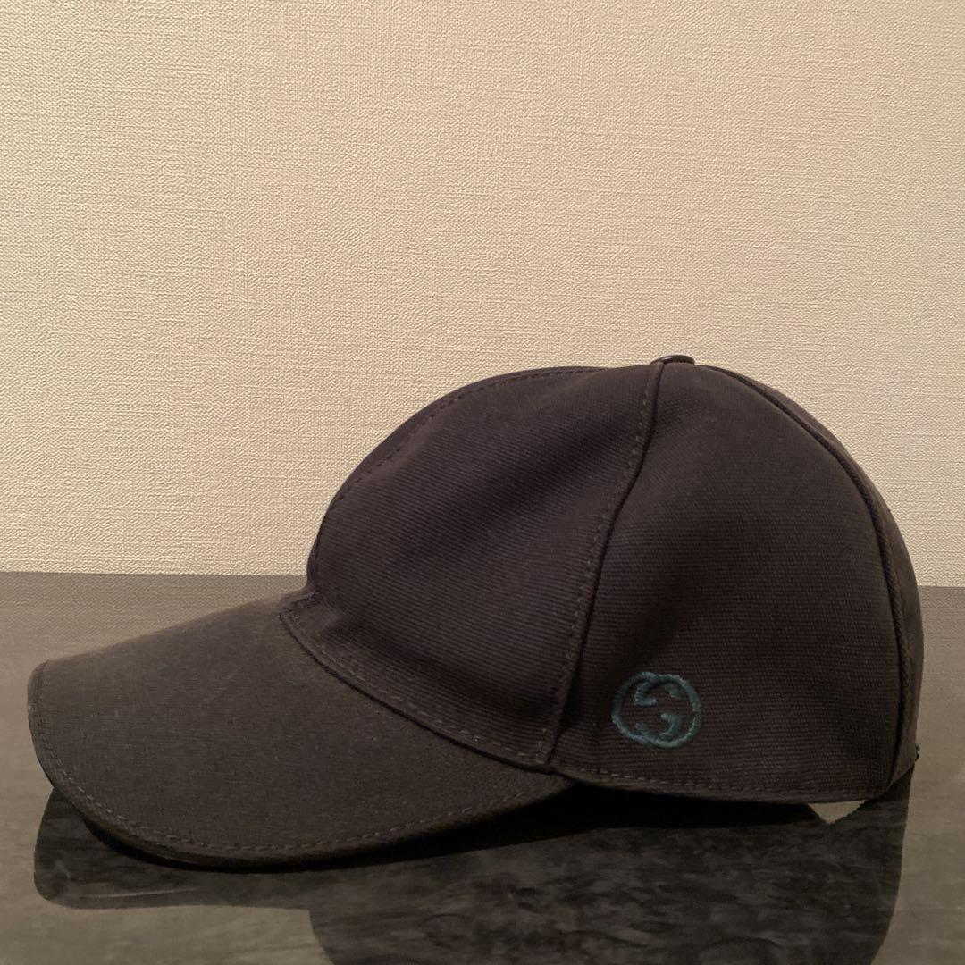 グッチ キャップ 黒 Lサイズ メンズ