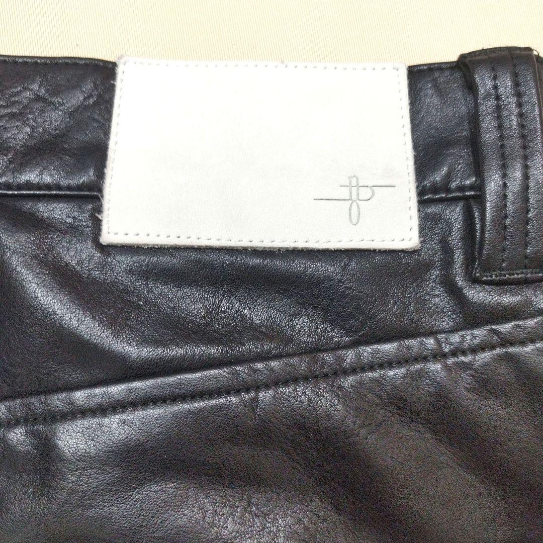 NO ID. BLACK　フェイクレザースキニーパンツ　黒　1