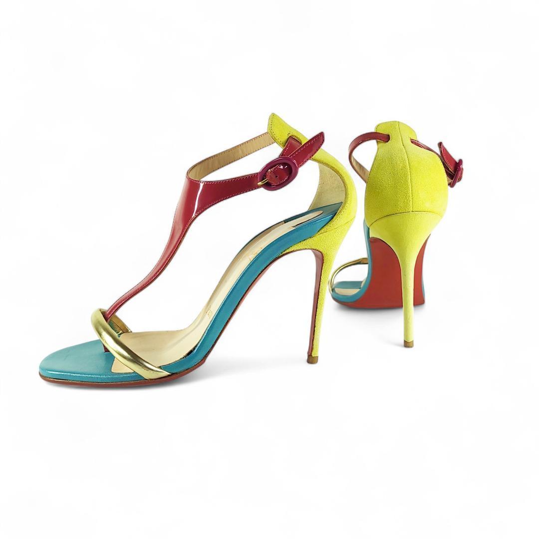 ルブタン Athena Alta ストラップサンダル 36 23cm23cm・Christian Louboutin KIN-KAAI_COM