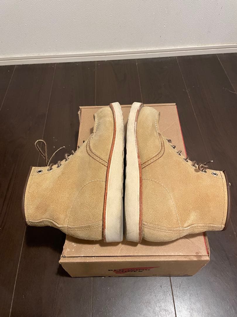 RED WING SHOES ベージュ ワークブーツ RED WING SHOES ベージュ ワークブーツ
