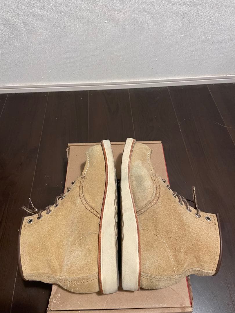 RED WING SHOES ベージュ ワークブーツ RED WING SHOES ベージュ ワークブーツ