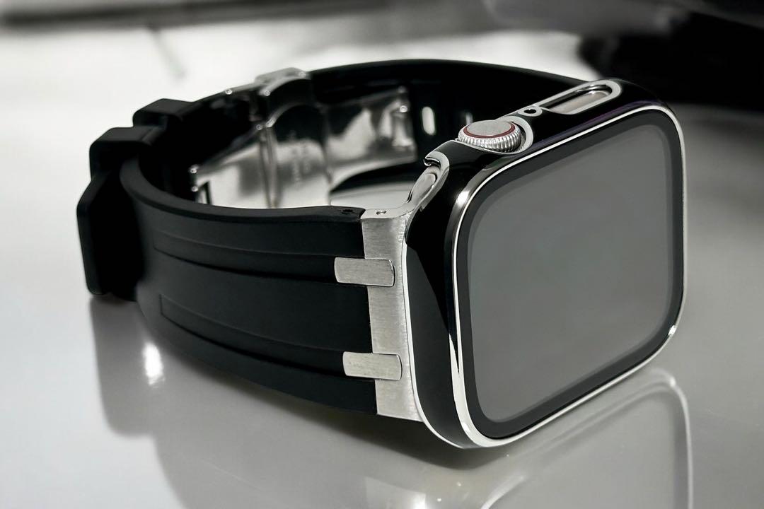 c★アップルウォッチ ラバーベルト ウルトラカバー　Apple Watchバンド
