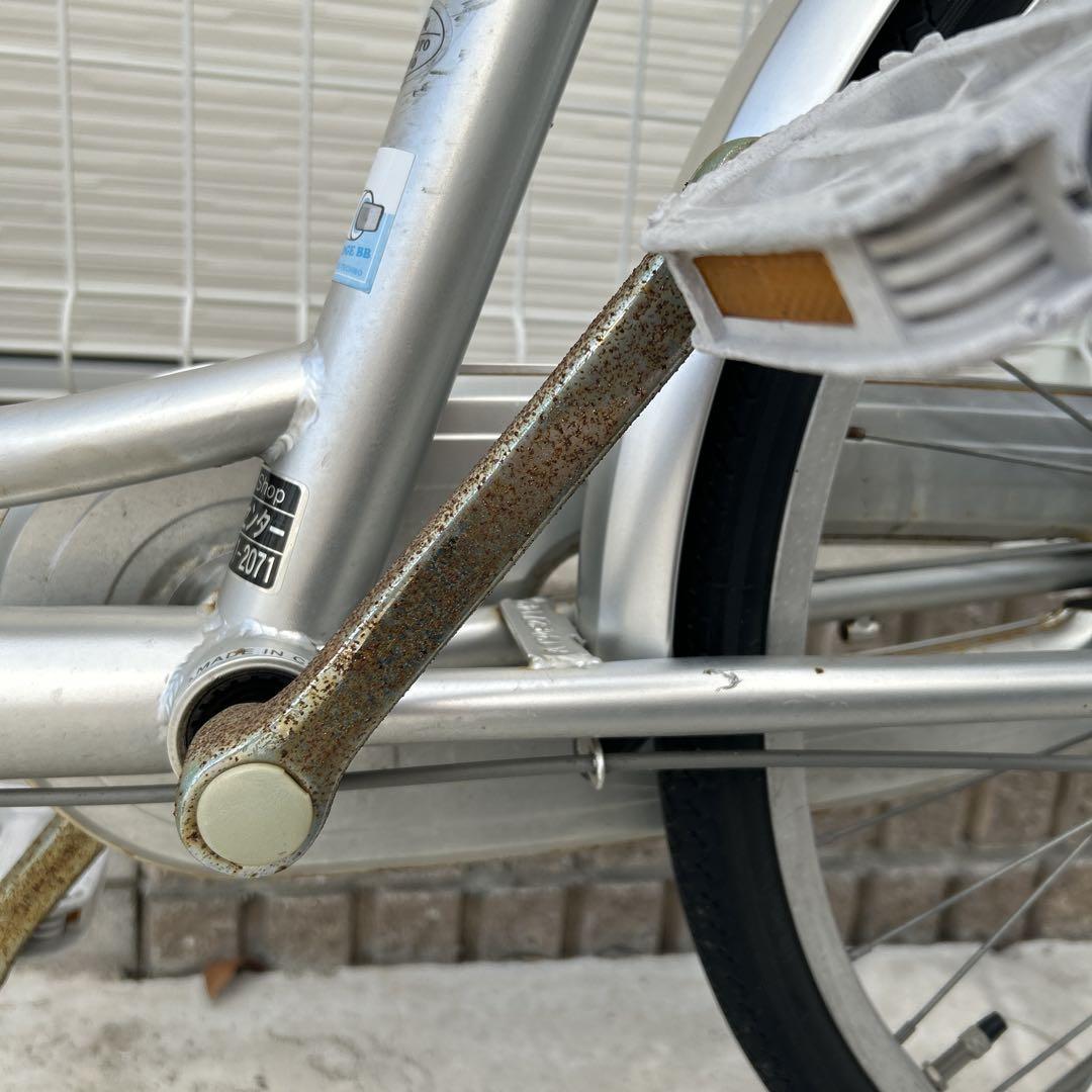 【後ろ子乗せ付き 】自転車　24インチ