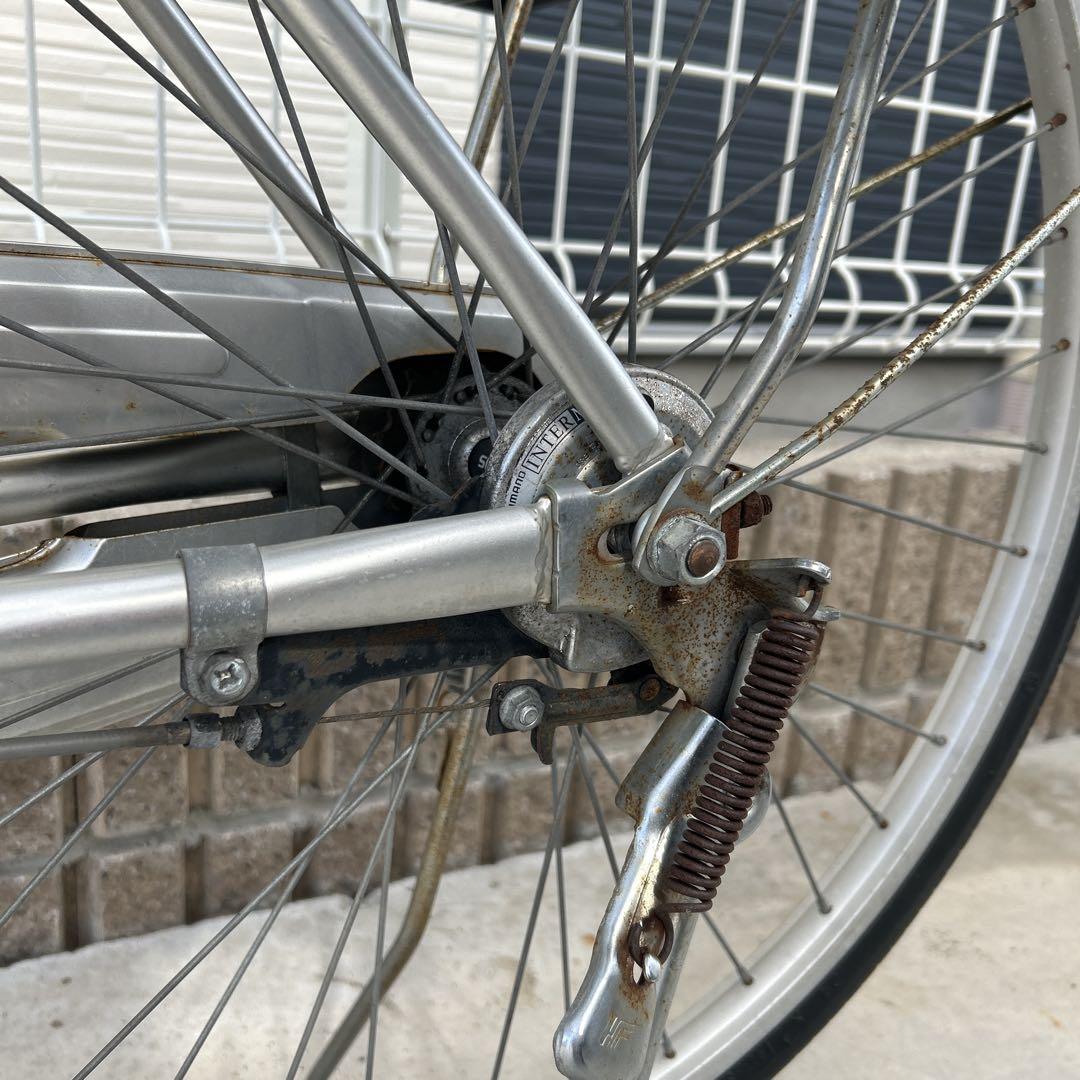 【後ろ子乗せ付き 】自転車　24インチ