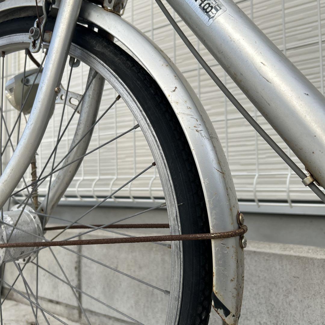 【後ろ子乗せ付き 】自転車　24インチ