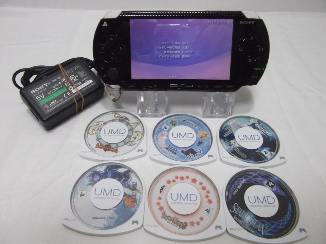 【美品】PSP-1000 本体　バッテリー新品　メモリーカード付き充電器は付属しませんので