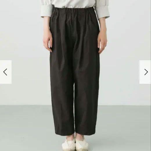 かぐれ コットンクロップドパンツ ブラック新品未使用タグ付き