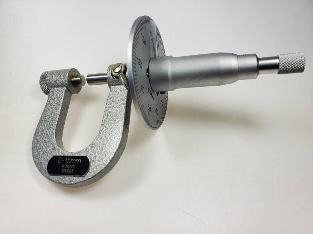 メモリ板付マイクロ　0-15 防塵完全密閉型0.01ミツトヨ価格33,000円