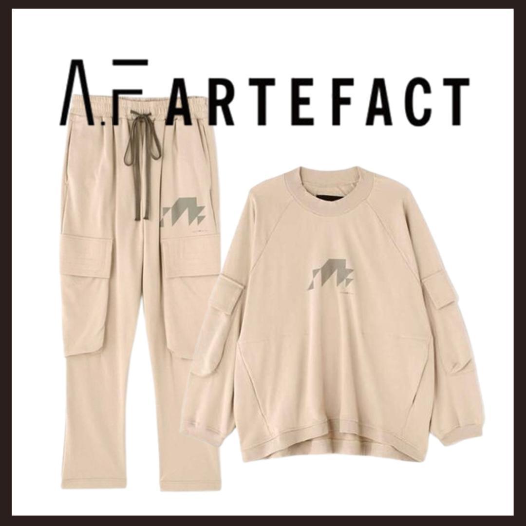 ○★新品 未使用 A.F ARTEFACT 別注カーゴスウェット セットアップ