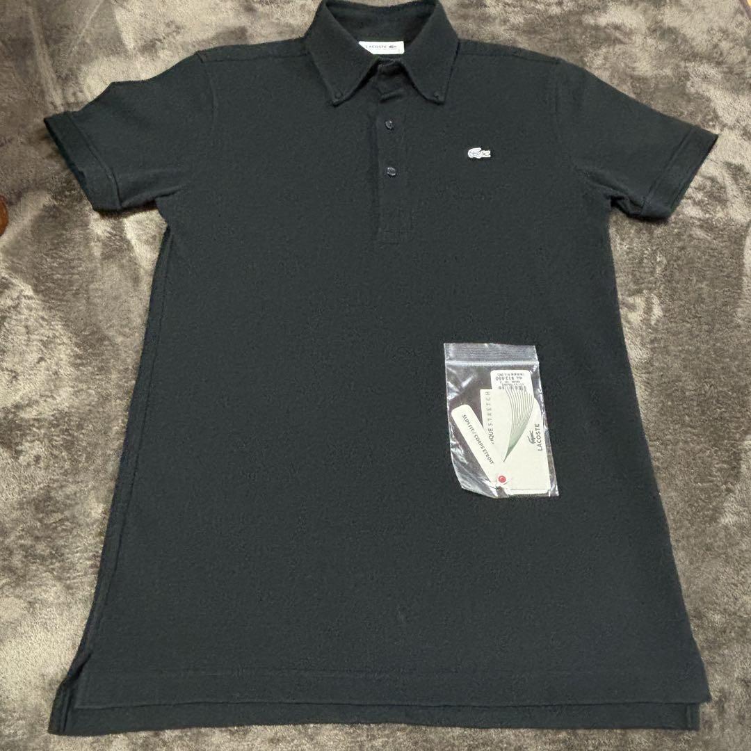 新品未使用‼️未開封品‼️タグ付き‼️LACOSTE✨ラコステ✨ポロシャツ✨ブラック✨ LACOSTE 未使用 ラコステ 半袖ポロシャツ PH023P EDITION