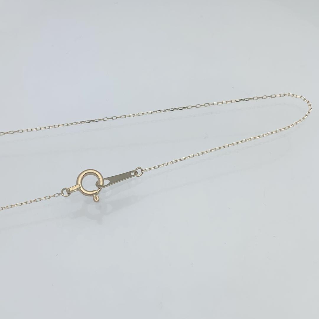 新品 ローズカット ダイヤモンド ネックレス 0.06ct K18