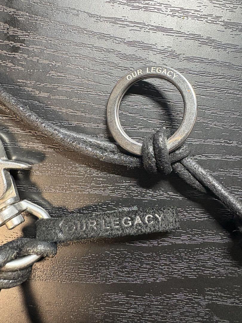 OUR LEGACY LADON LEATHER NECKLACE ブラック