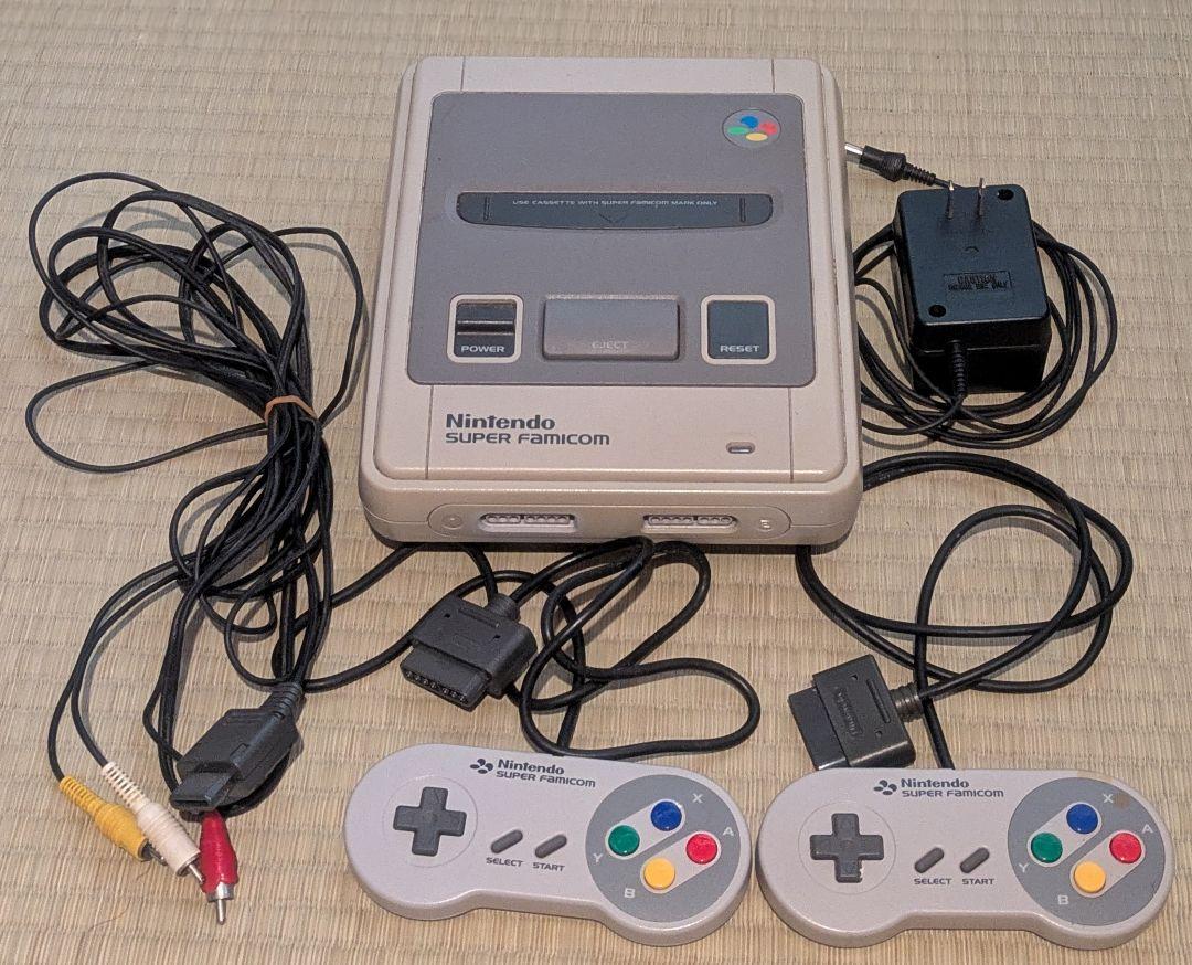 任天堂 スーパーファミコンセット コントローラー アダプター ケーブル SFC