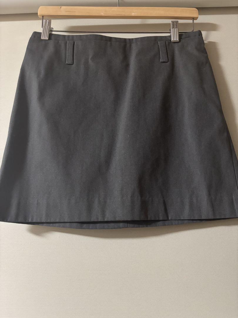 新品　タグ付き　Mile Owen ダークグレー タイトスカート　M