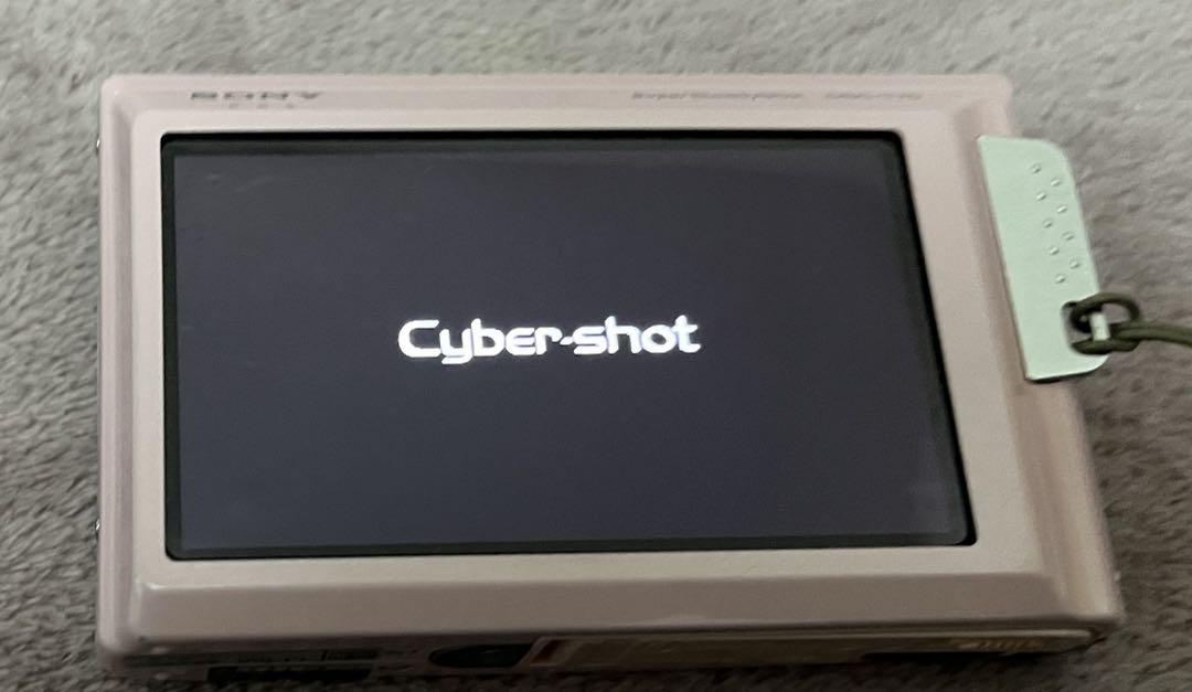 【ri】SONY ソニー　サイバーショット　DSC-T70 ピンク　充電器