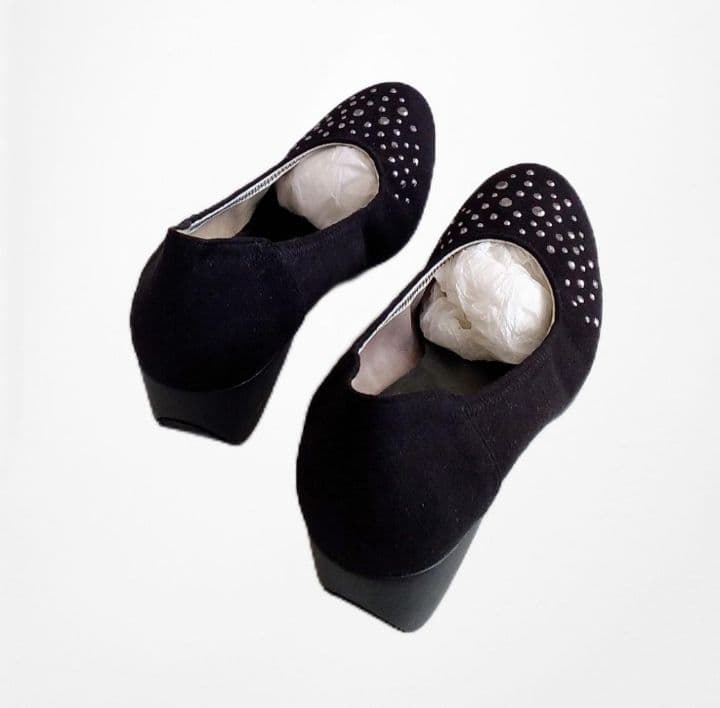 パンプス　キレイめ　大人可愛い　入学式　結婚式　行事　スパンコール　ブラック23