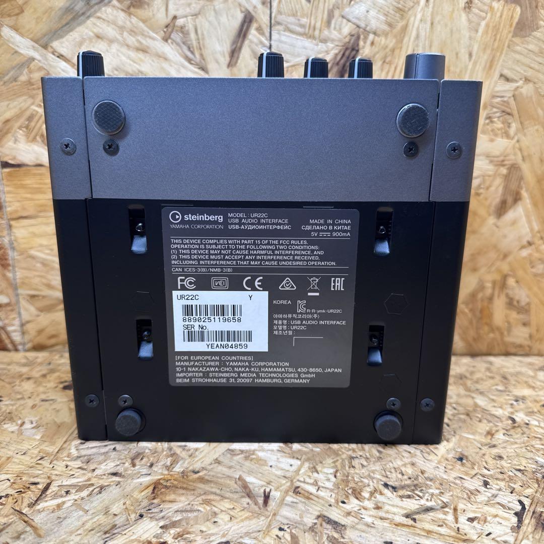 Steinberg UR22C USBオーディオインターフェース