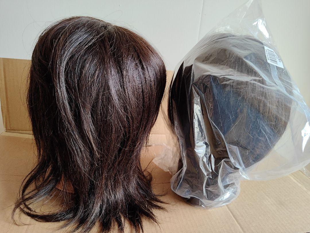 新世界プレミア真皮シリーズ☆全人毛 ヘアピース ウィッグ 8*13