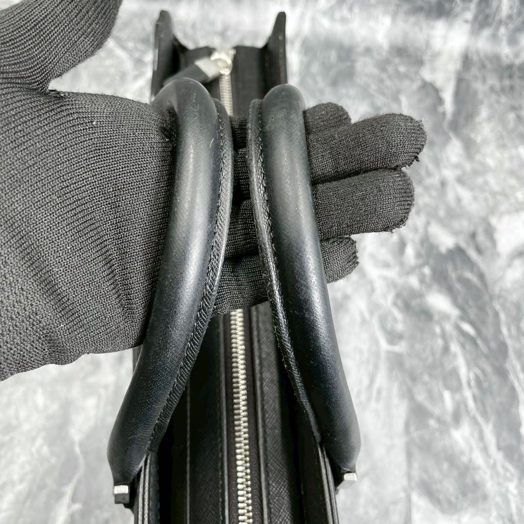 ✨️美品✨BURBERRYバーバリー ビジネスバッグ ブラック レザー