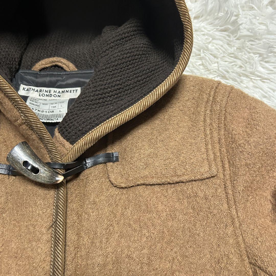KATHARINE HAMNETT LONDON ダッフルコート Ｌブラウン