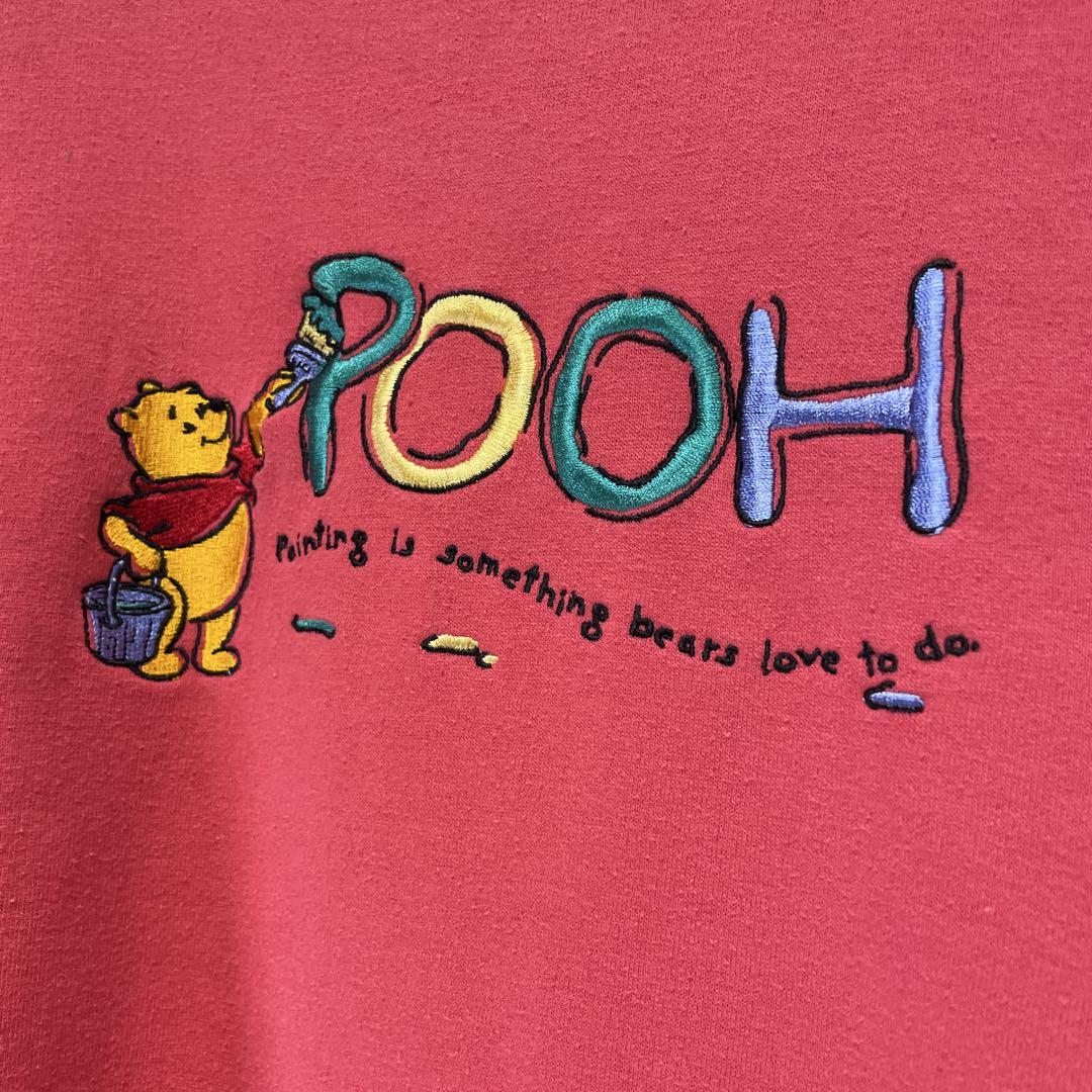 90s プーさん　スウェット　ディズニー　くまのプーさん