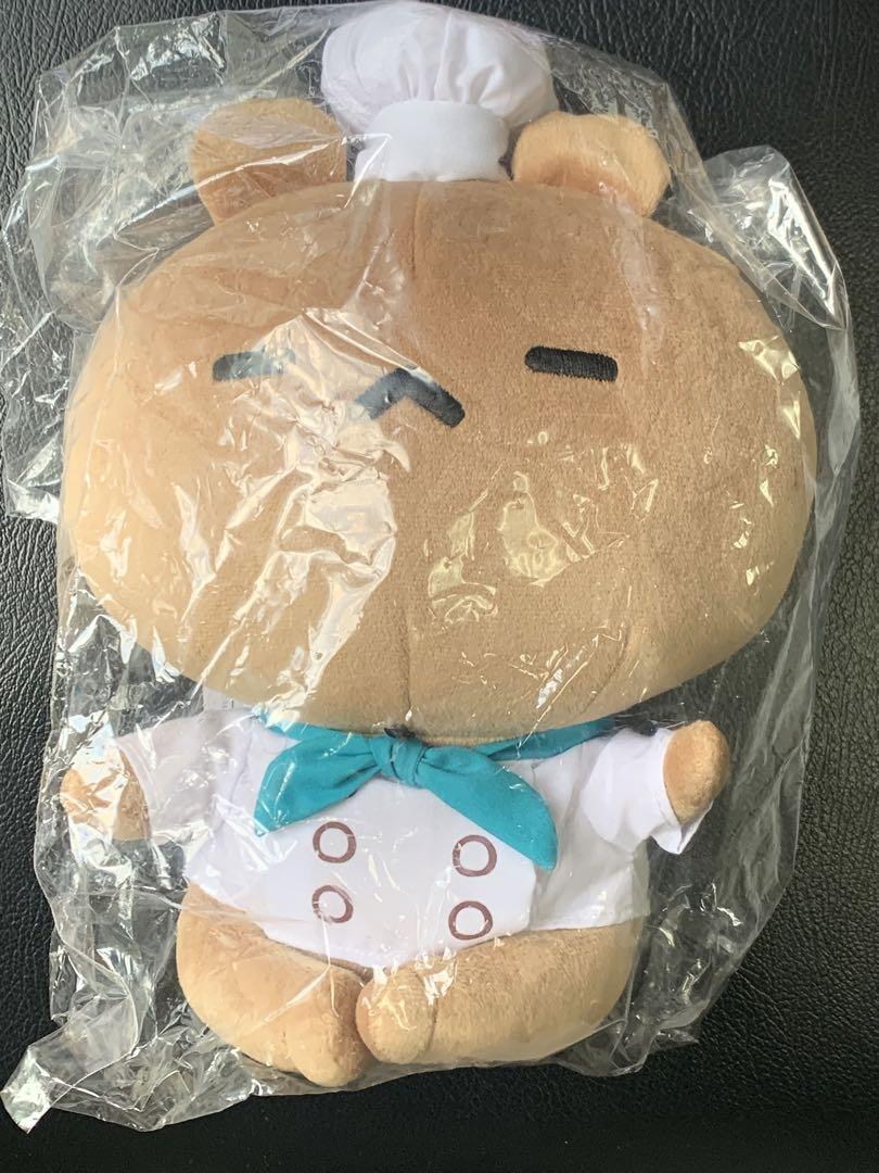 【新品未使用】愛しすぎて大好きすぎる。にゃんことくまカフェ限定ぬいぐるみセット