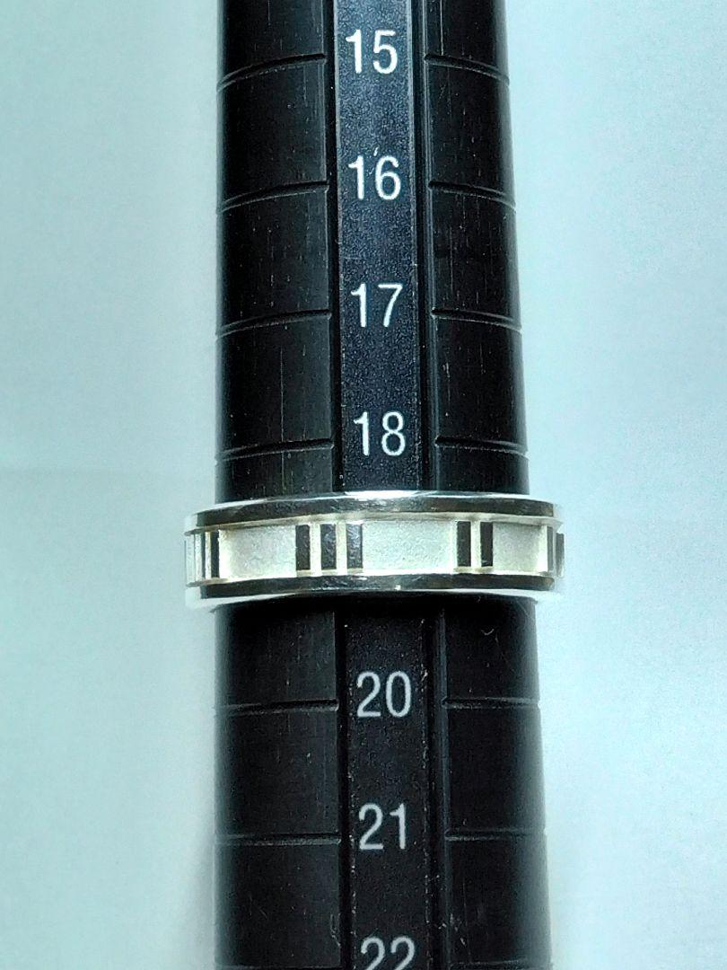 ティファニーアトラスリング 18.5号～19号　新品仕上げ 無傷未使用に近い