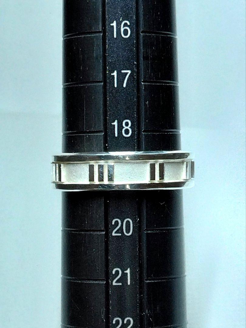 ティファニーアトラスリング 18.5号～19号　新品仕上げ 無傷未使用に近い