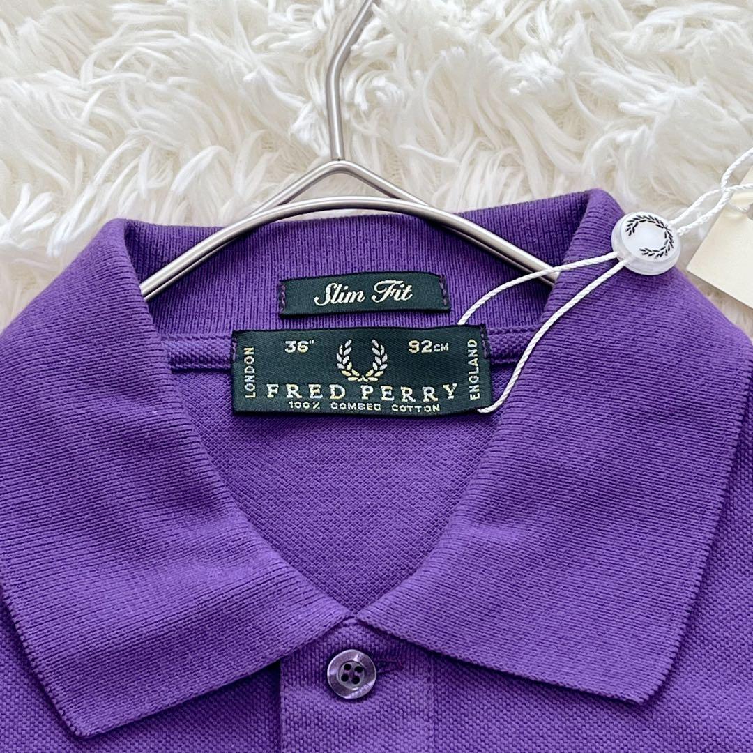 FRED PERRY タグ付き未使用品‼️ 月桂樹ロゴ‼️ タグ付き・未使用】フレッドペリー ポロシャツ 月桂樹 ロゴ