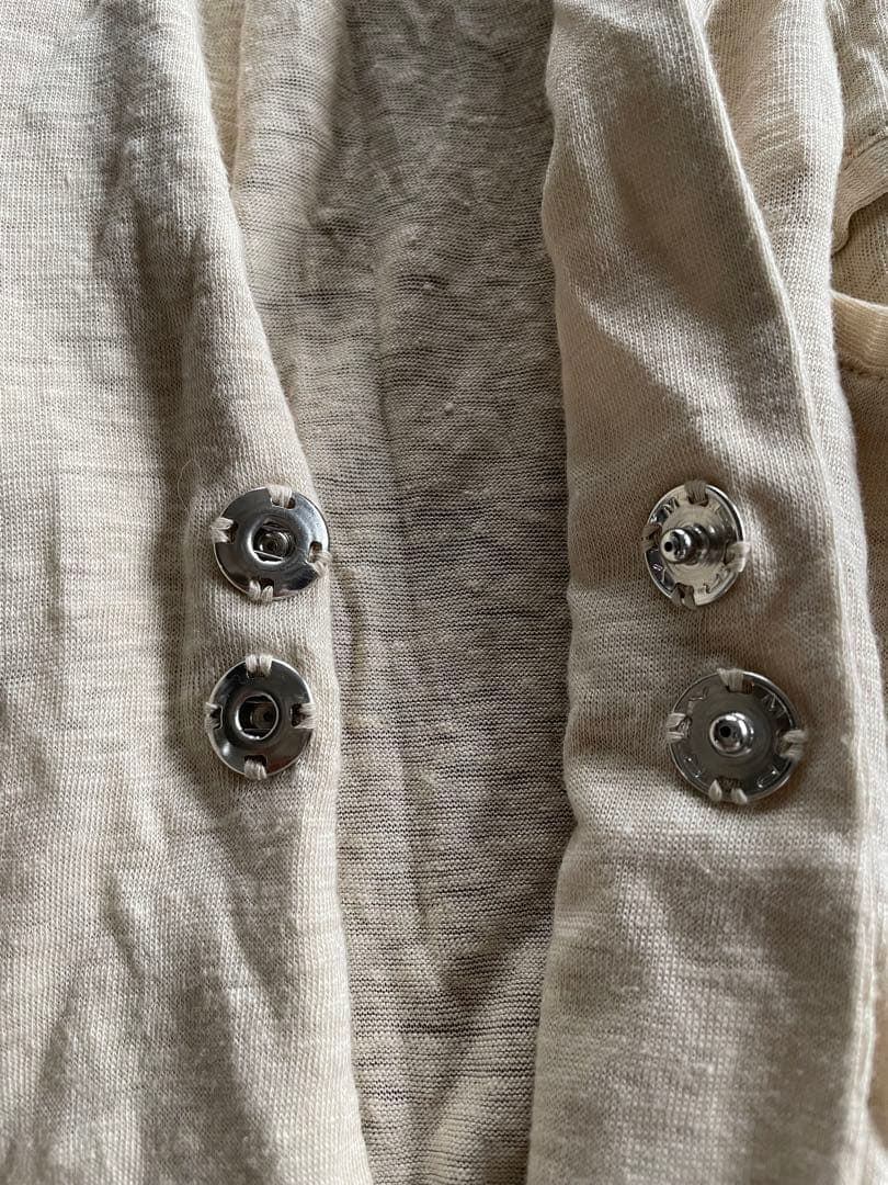 nude:masahiko maruyama☆ロングカーディガン☆40☆麻リネン