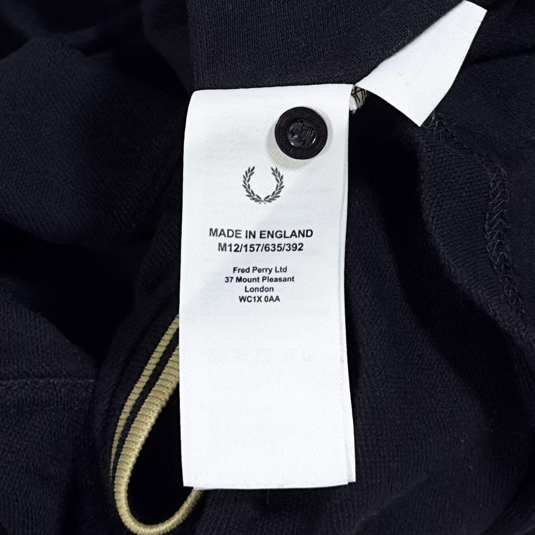 希少サイズ/美品✨フレッドペリー 半袖 ポロシャツ M12 黒×金 46 3XL