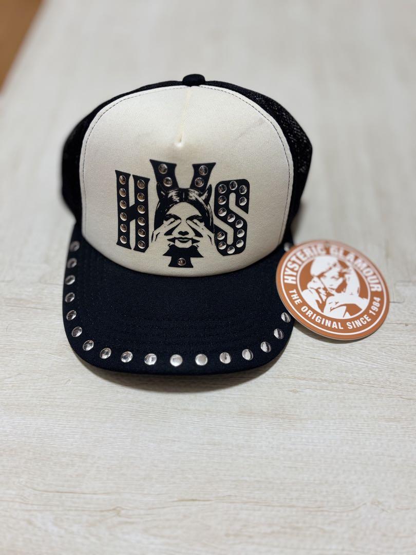 【新品】ヒステリックグラマーSEE NO EVIL スタッズメッシュキャップ