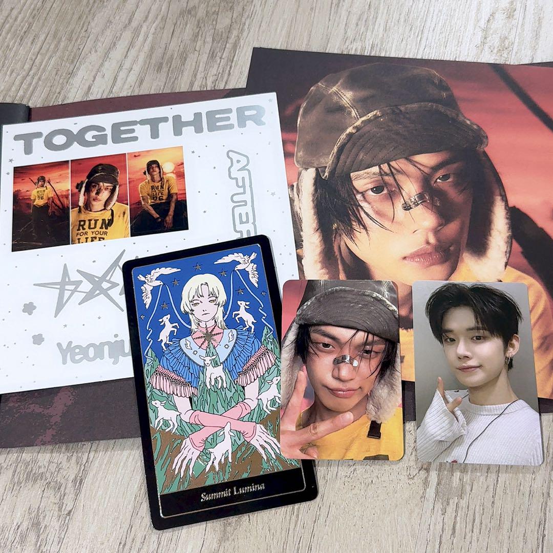 TXT Afterglow ヨンジュンver CD トレカ セット ユニバ - メルカリ