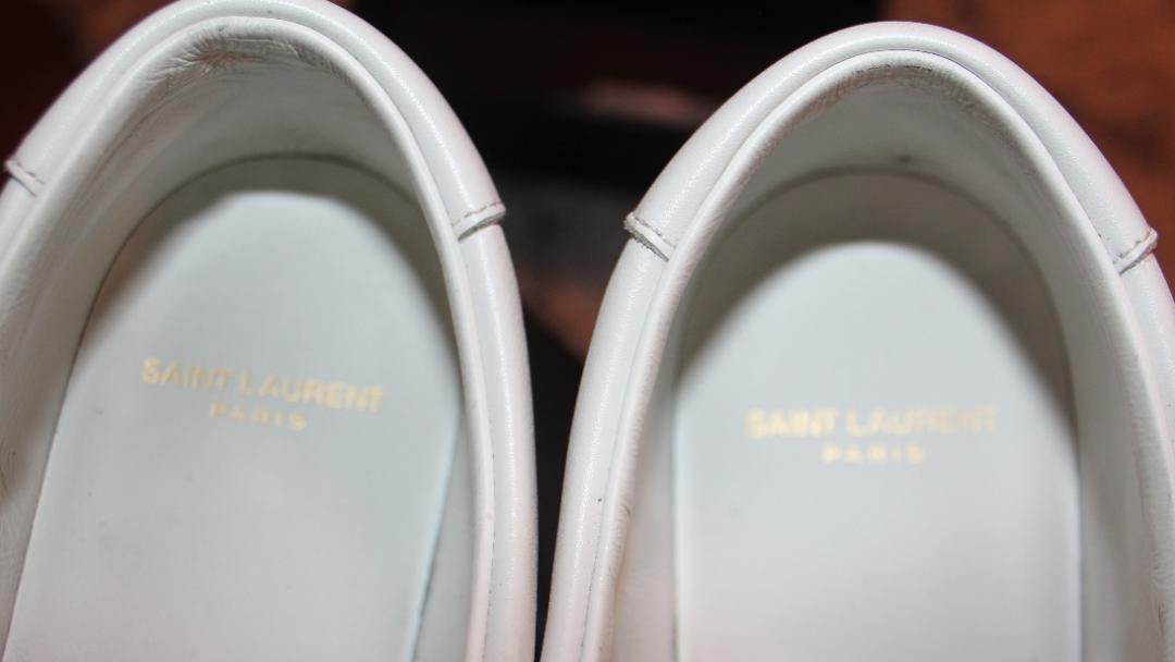 したもので Saint ホワイト 26cm Used uJZC1-m78656956395 Laurent サンローラン きやすいス