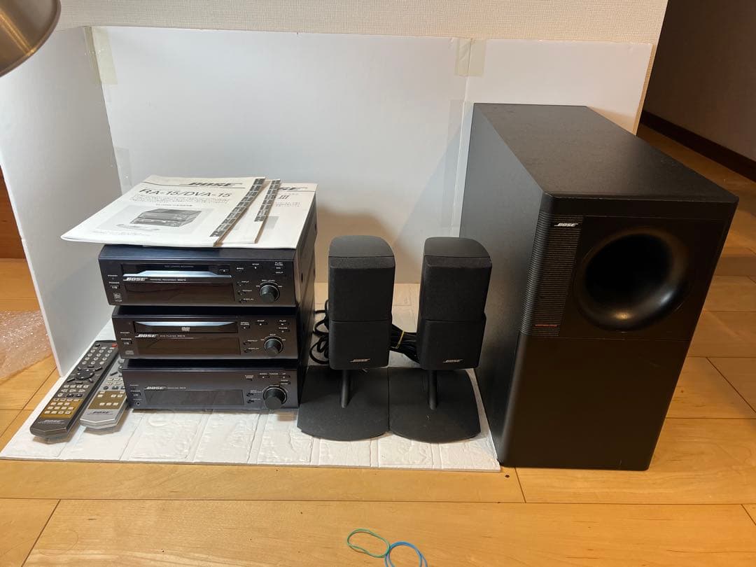 BOSE 高音質コンポセット RA-15 DVA-15 MDA-15 リモコン付Bose