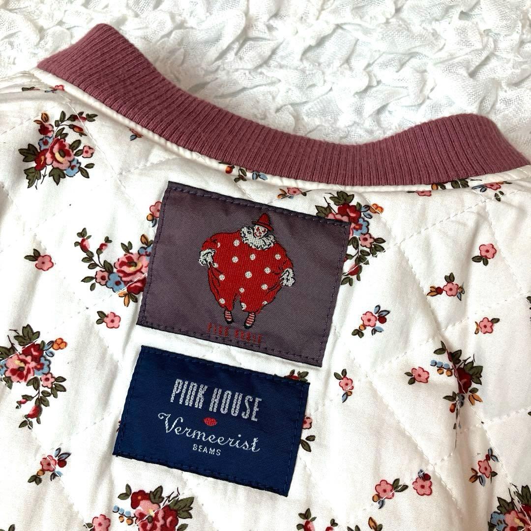 【希少】ピンクハウス×ビームス　別注　リバーシブルブルゾン　ピンク　花柄