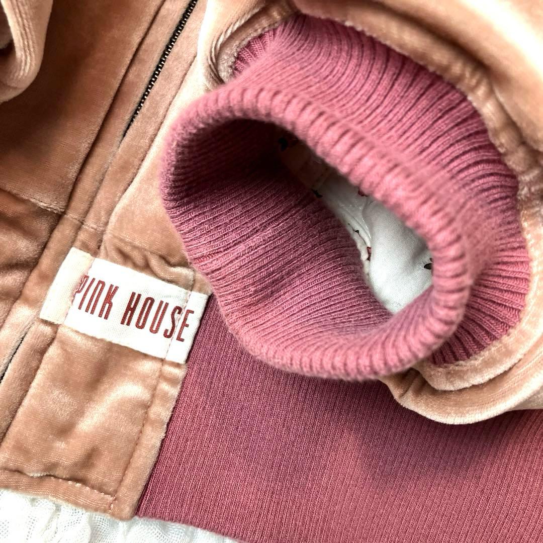 【希少】ピンクハウス×ビームス　別注　リバーシブルブルゾン　ピンク　花柄