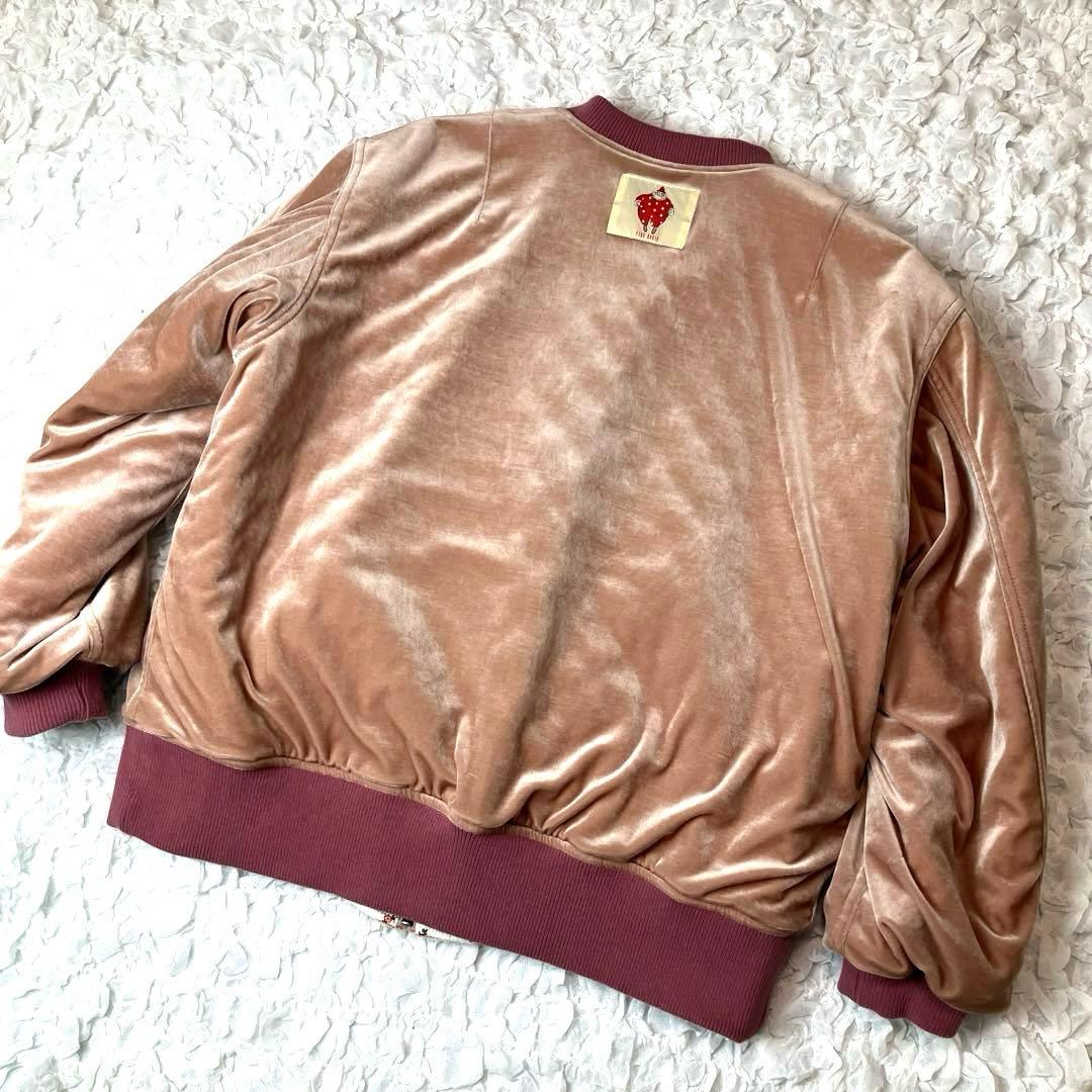 【希少】ピンクハウス×ビームス　別注　リバーシブルブルゾン　ピンク　花柄